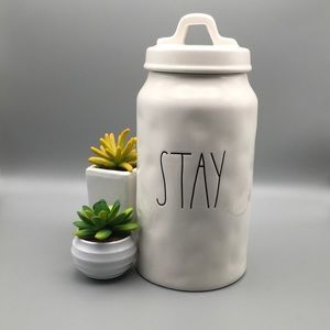 Rae Dunn Ceramic Canister Jar Lid pet treats